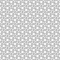black line seamless scroll grid abstract vector pattern