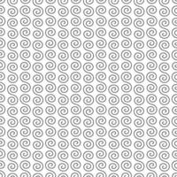 black white simple scrolls geometric seamless vector pattern