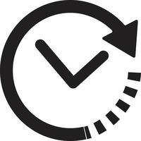 Time icon, Clock icon vector