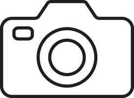 Photo camera vector icon. Flat design.