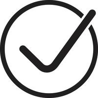 Check mark icon vector design