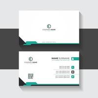 Clean and modern business card template abstract Layout for business presentation vector