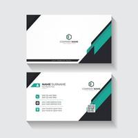 modern and simple business card template for your design vector