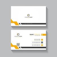 Clean and modern business card template for business presentation vector