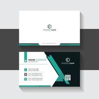 Clean and simple Abstract Corporate business card template for business presentation vector