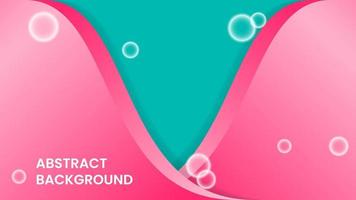 pink background with bubbles. simple, modern and elegant concept. used for backdrop, banner, flyer or brochure vector