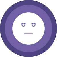 Expressionless Face Vector Icon Design