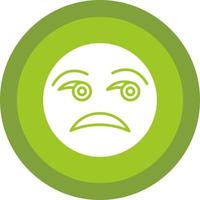 Unamused Face Vector Icon Design