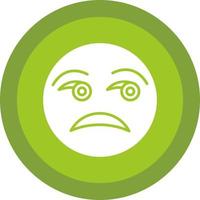 Unamused Face Vector Icon Design