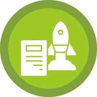 Project Launch Vector Icon Design