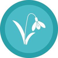 Snowdrop Vector Icon Design