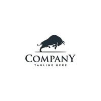 Elegant bull logo for sale. This Elegant bull logo is ideal for you if you are looking for a strong design, with an attractive and powerful aesthetic, and that is very versatile to be used on any size vector
