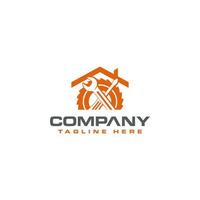 a home improvement company logo vector