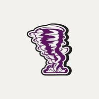 modern twisters design vector logo icon