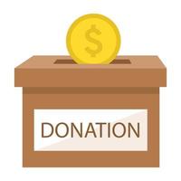 Donation which can easily edit or modify vector