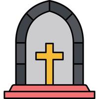Church Window which can easily edit or modify vector