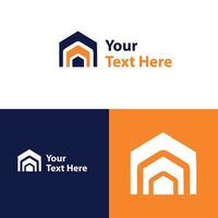 Real Estate Simple Logo Design vector