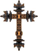 classic style christ cross vector design, editable color