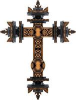 classic style christ cross vector design, editable color