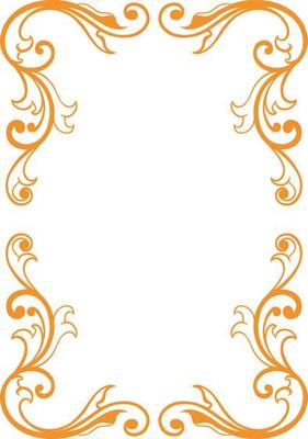 frame vector design for elements, editable color