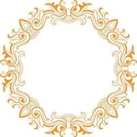 frame vector design for elements, editable color