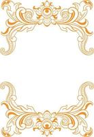 frame vector design for elements, editable color