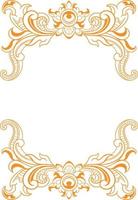 frame vector design for elements, editable color