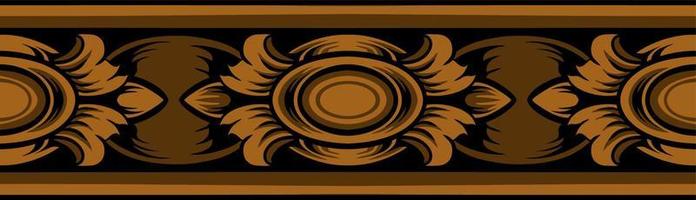 classic style engraving vector ornament design for elements, color editable