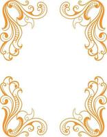 frame vector design for elements, editable color