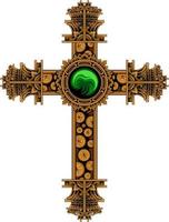 classic style christ cross vector design, editable color