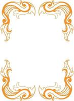frame vector design for elements, editable color