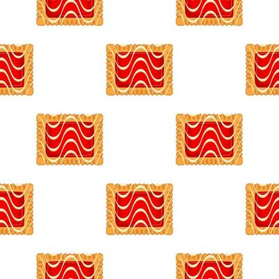 Pattern homemade cookie different taste in pastry biscuit