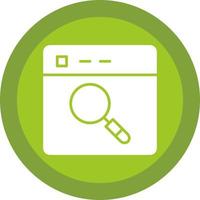 Search Engine Vector Icon Design