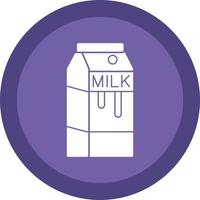 Milk Box Vector Icon Design