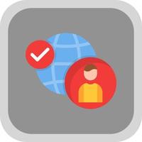 Foreigner Friendly Vector Icon Design