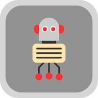 Nano Robot Vector Icon Design