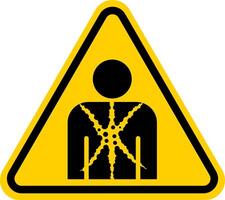 Substance or Mixture Presenting a Health Hazard Warning Label vector