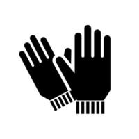 Hand Protection Required Sign On White Background vector