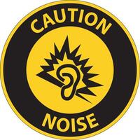 Caution Noise Symbol Sign On White Background vector