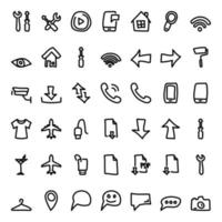 Simple vector icon on a theme technology, mobile devices, menu, buttons, interface