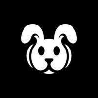 Conejo cabeza moderno sencillo creativo logo vector