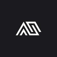 Creative and modern AS letter logo design vector