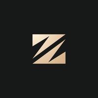 Luxury and modern Z letter logo design vector
