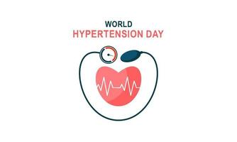 World hypertension day illustration vector