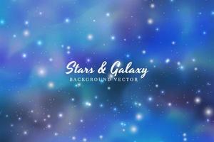 Galaxy starry background design vector