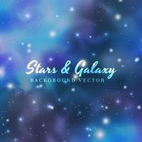 Galaxy starry abstract square background design vector