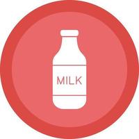 Milk Bottle Vector Icon Design