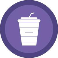 Milkshake Vector Icon Design