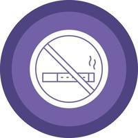 No Smoking Vector Icon Design