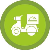 Food Delivery Vector Icon Design